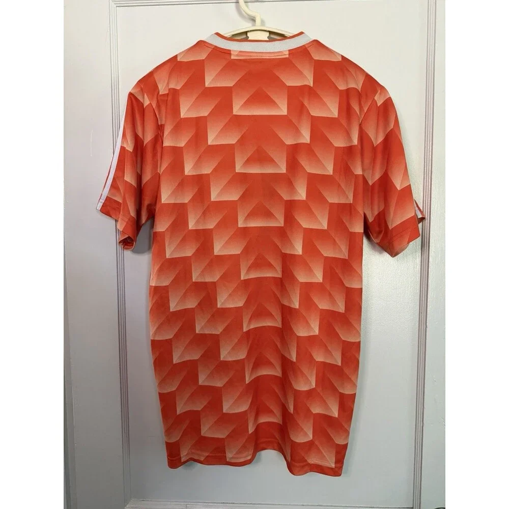 Vintage Adidas Netherlands Holland KNVB 1988 Retro Soccer Jersey Orange XL Shirt